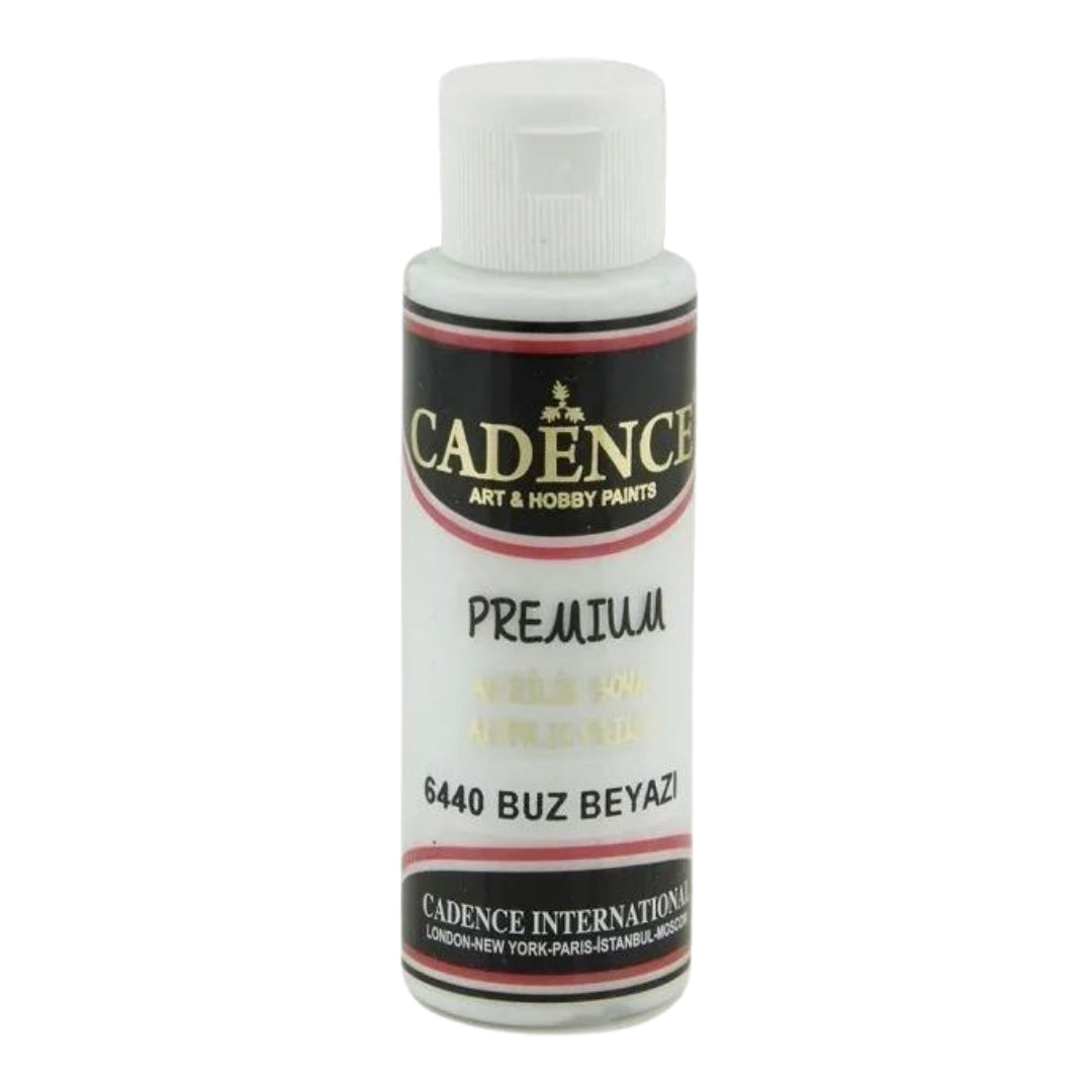 Cadence Premium Acrylverf 70 ml Ice White 6440