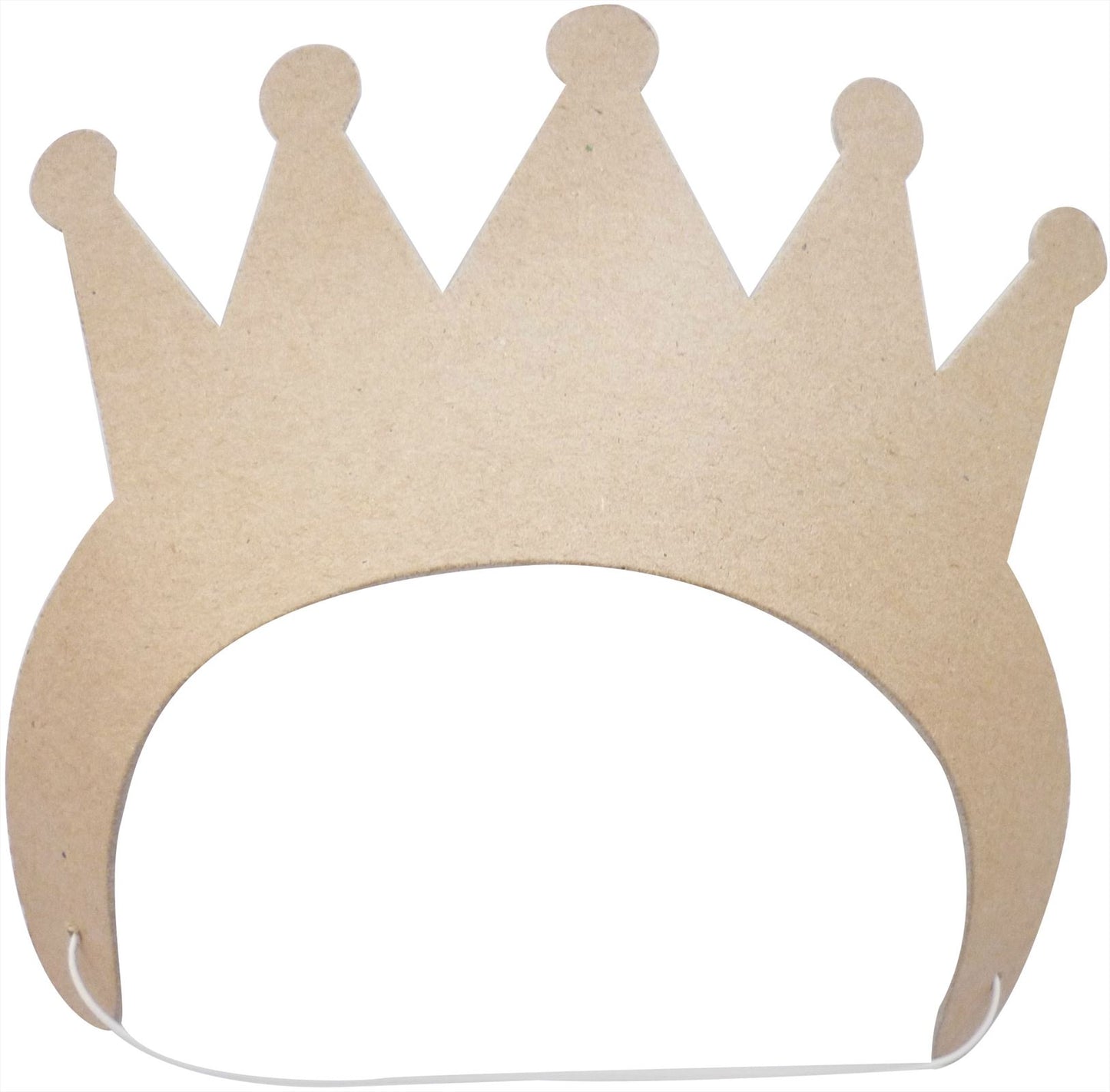 GC Kartonnen Prinsessen Kroon 10x7,5x17 cm