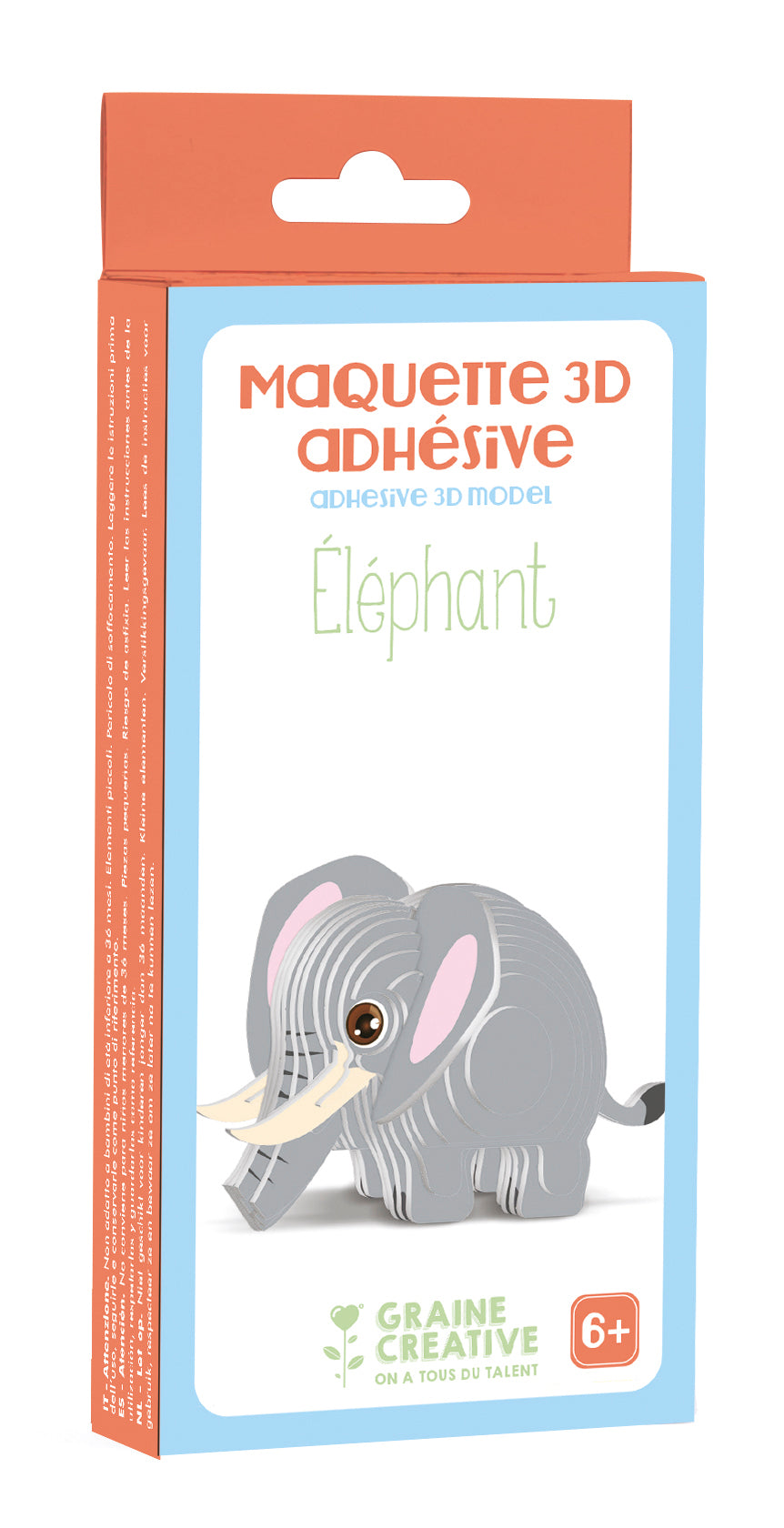 GC Modellkleber 3D Elefant