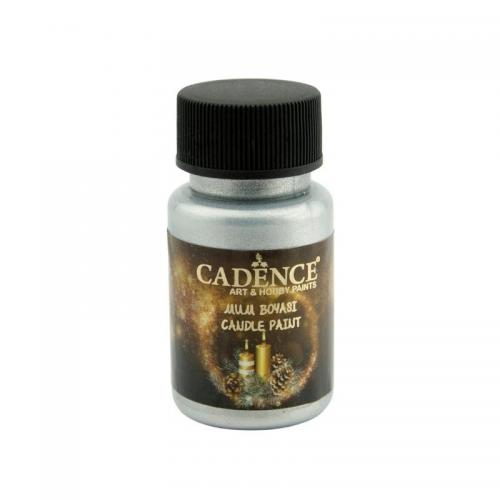Cadence Kaarsenverf 50 ml Zilver | GoedkoopsteHobby