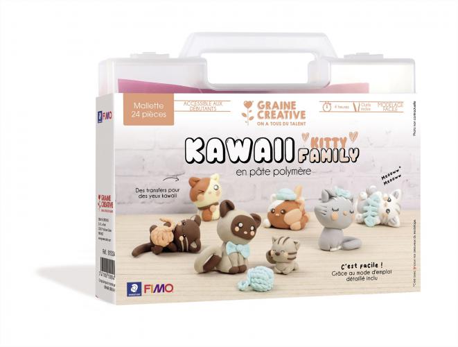 Fimo® Koffer Kawaii Katten