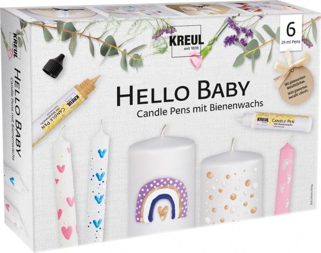 Kreul Kaarsenverf Set 6x29 ml Hello Baby | GoedkoopsteHobby