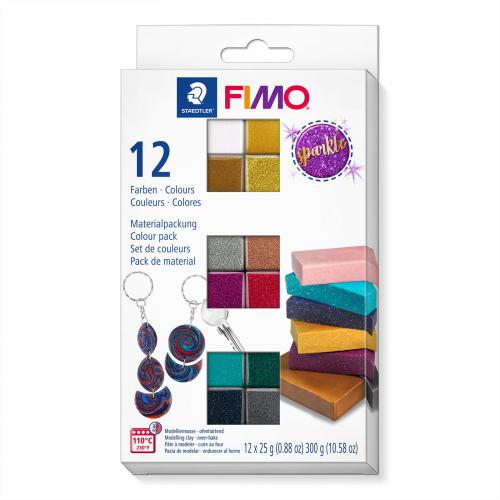 FIMO® Effect Glitter Set 12x25 gr
