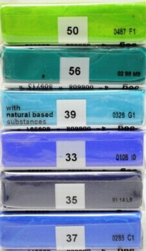 FIMO Soft Blauw Tinten 6-Pak – Polymeerklei Boetseerklei