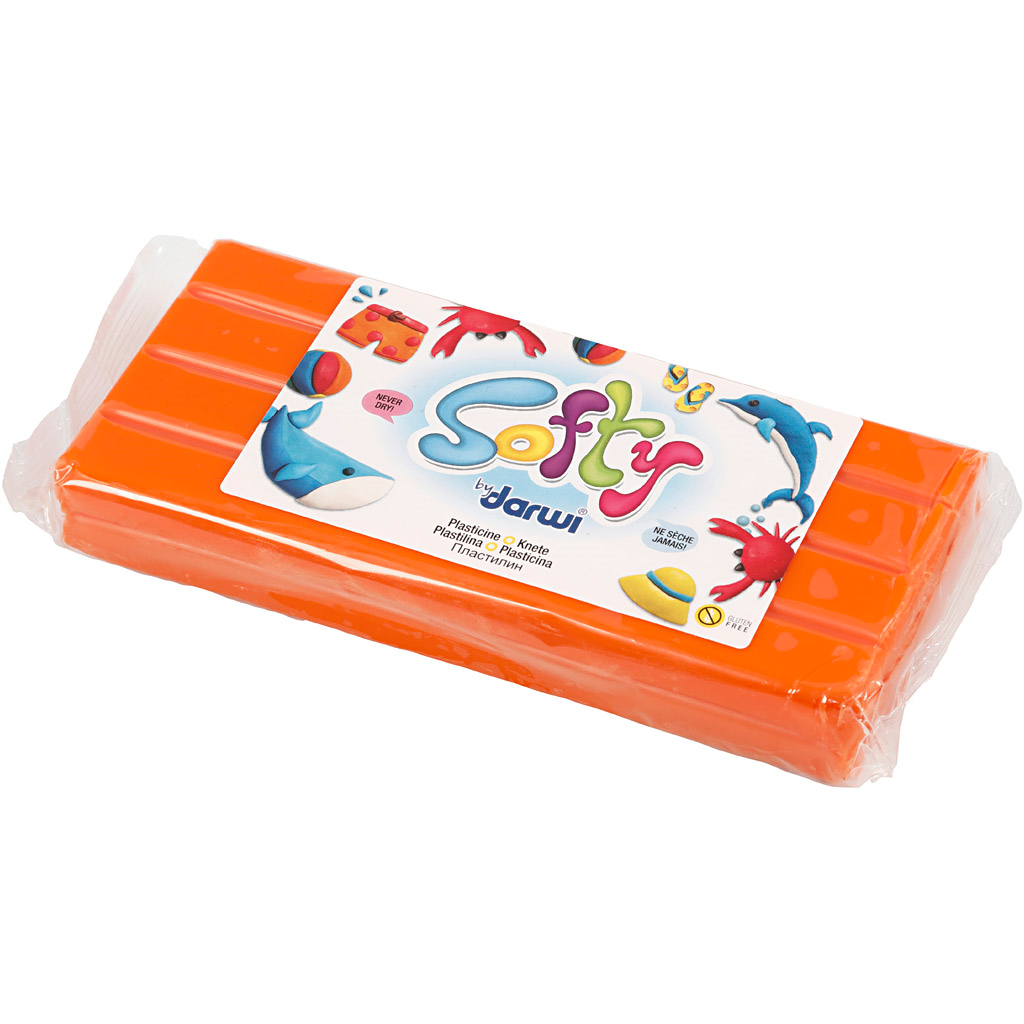 CC Softy Modelliermasse Knetmasse 500 g Orange