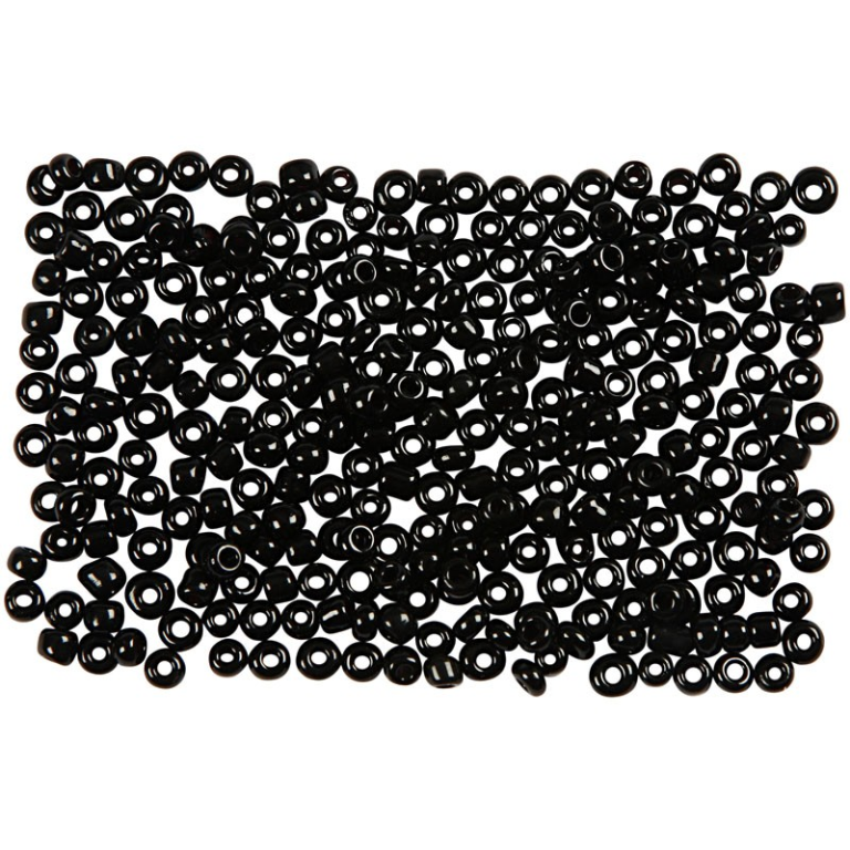 CC Rocailles 1.7 mm Schwarz 25 gr