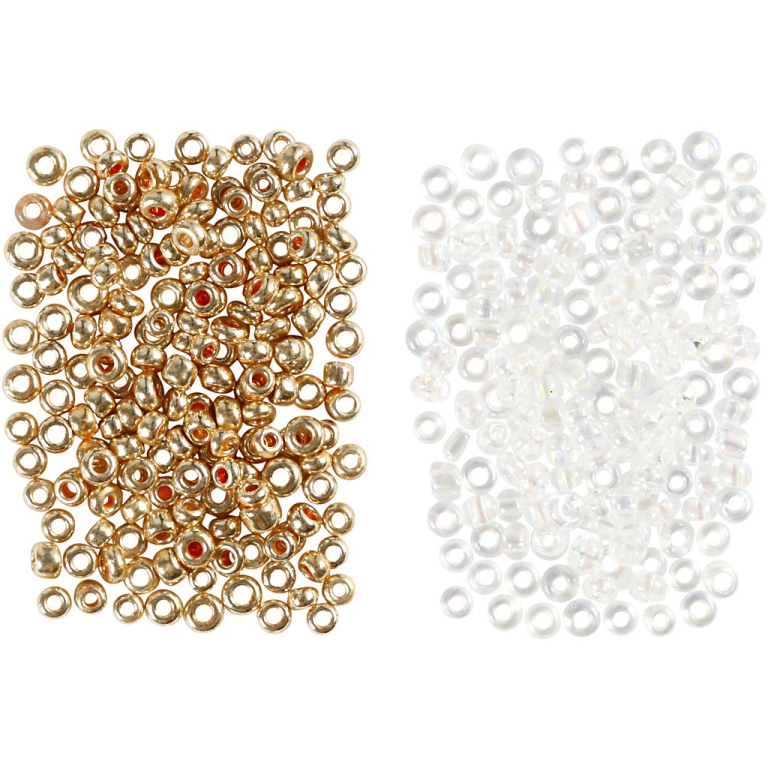 CC Rocailles Set 1,7 mm Goud 14 gr
