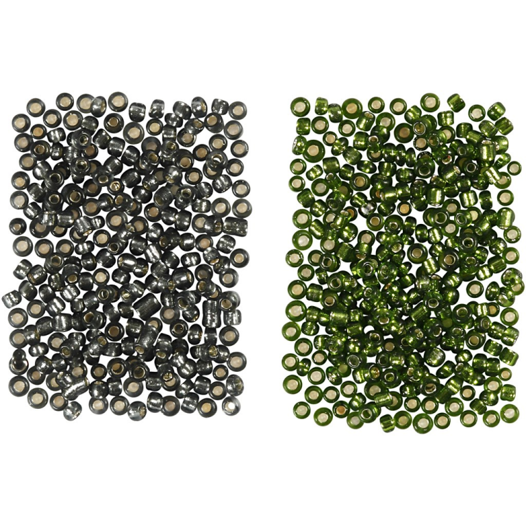 CC Rocailles Set 1,7 mm Groen 14 gr