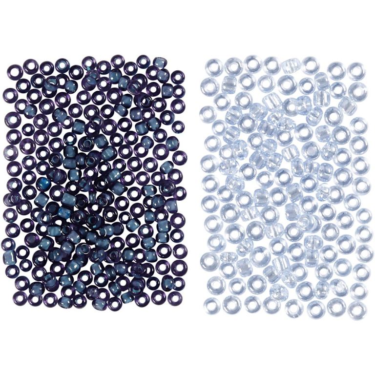 CC Rocailles Set 1,7 mm Blauw 14 gr