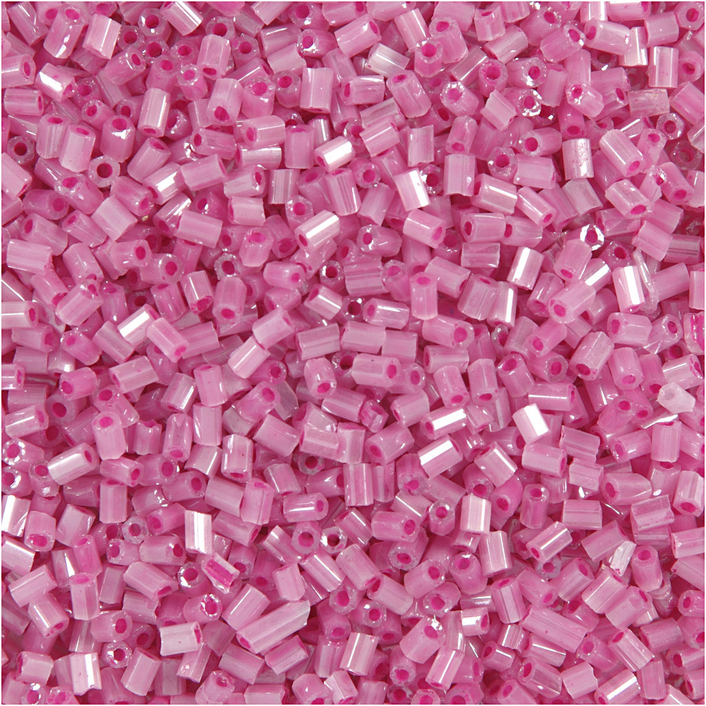 CC Rocailles 2-cut 1,7 mm Roze 25 gr