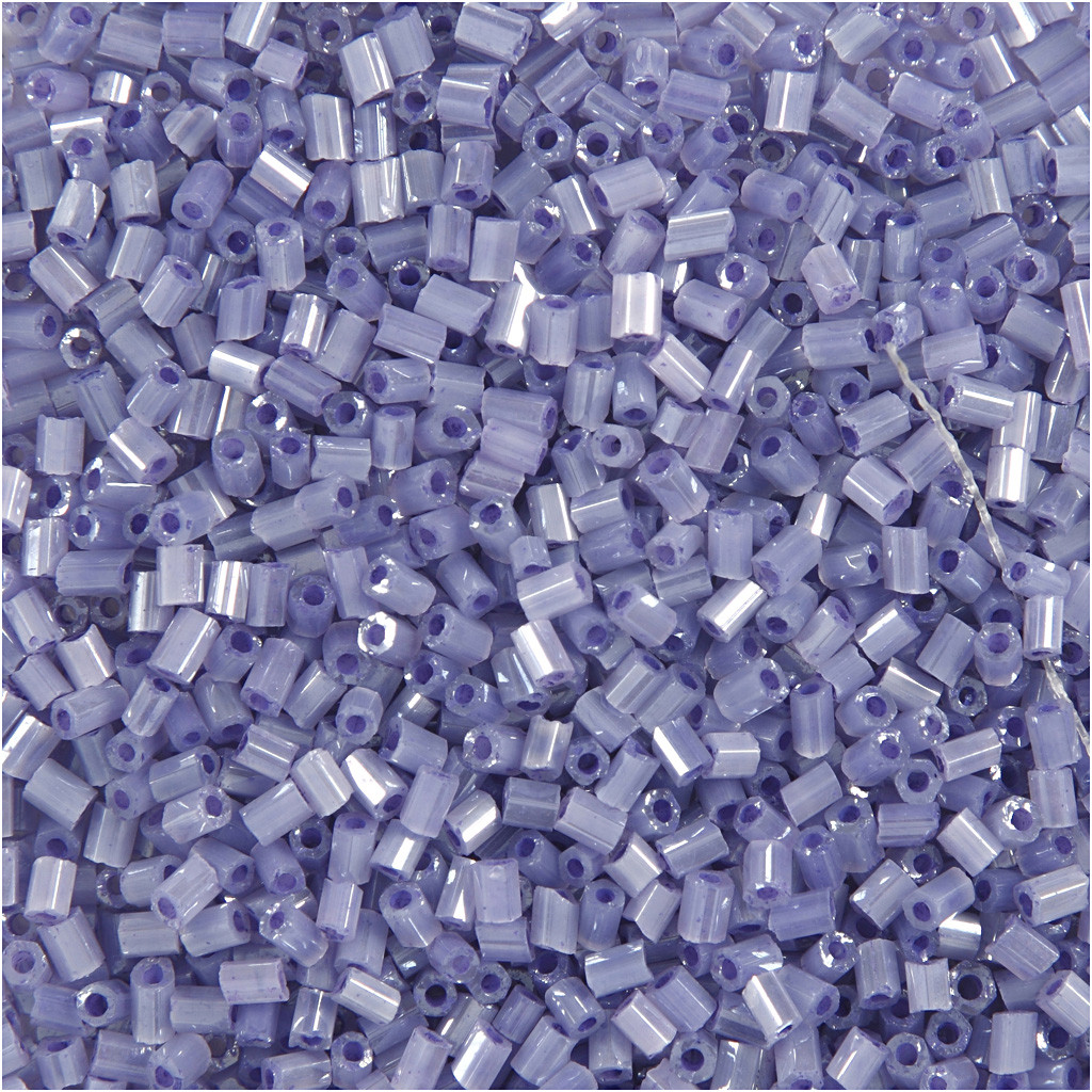 CC Rocailles 2-cut 1.7 mm Transparent Purple 25 gr