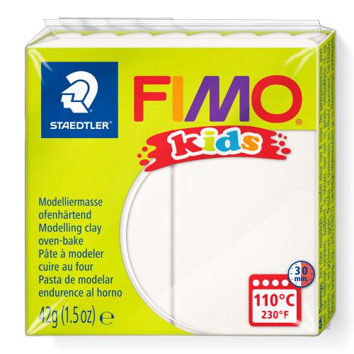 FIMO Kids Boetseerklei Wit (Nr. 0) - Zachte Polymeerklei