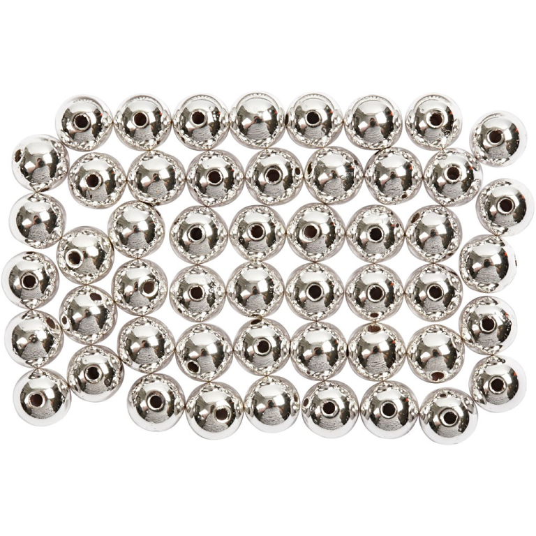 CC Wax Kralen 5 mm Zilver 100 stuks