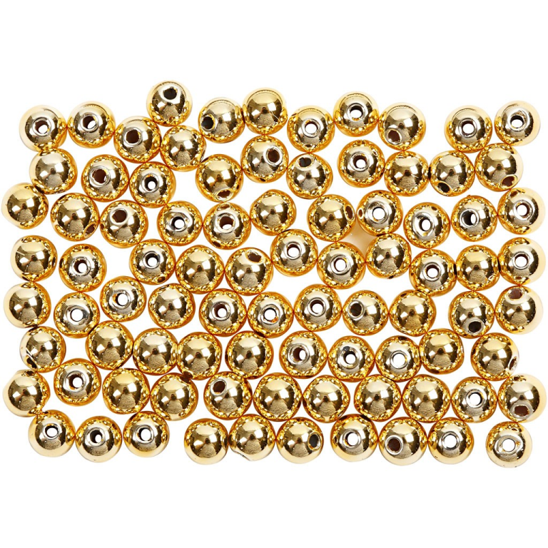 CC Wax Beads 4 mm Gold 150 pieces