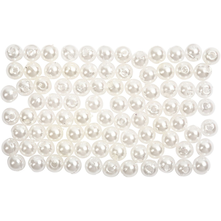 CC Wachsperlen 4 mm Weiß 150 Stück