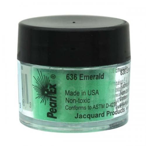 Afwerking PearlEx Pigment Emerald 3gr - Polymeerklei / Boetseerklei