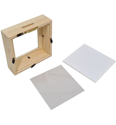 Spardose Plexiglas klein 13 x 4 x 13 cm