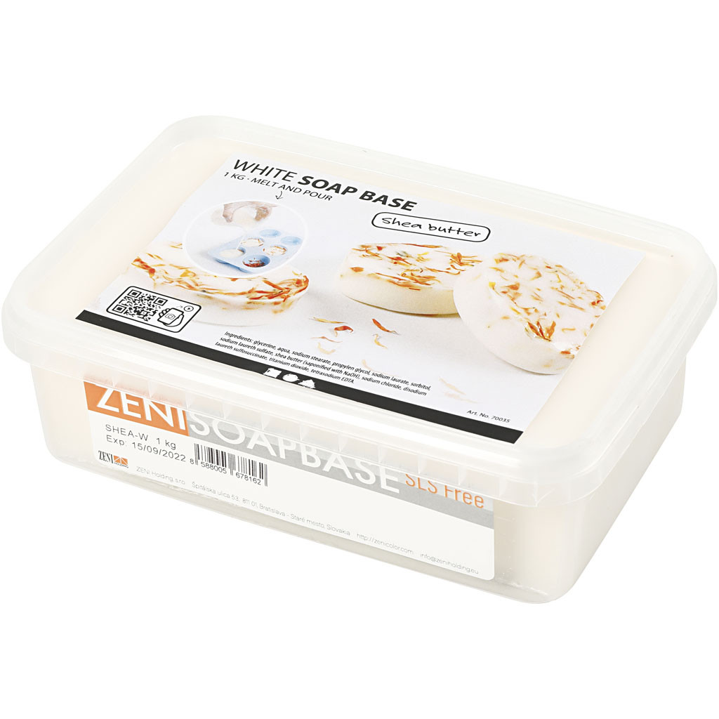 CC Soap Base Shea Butter 1kg White