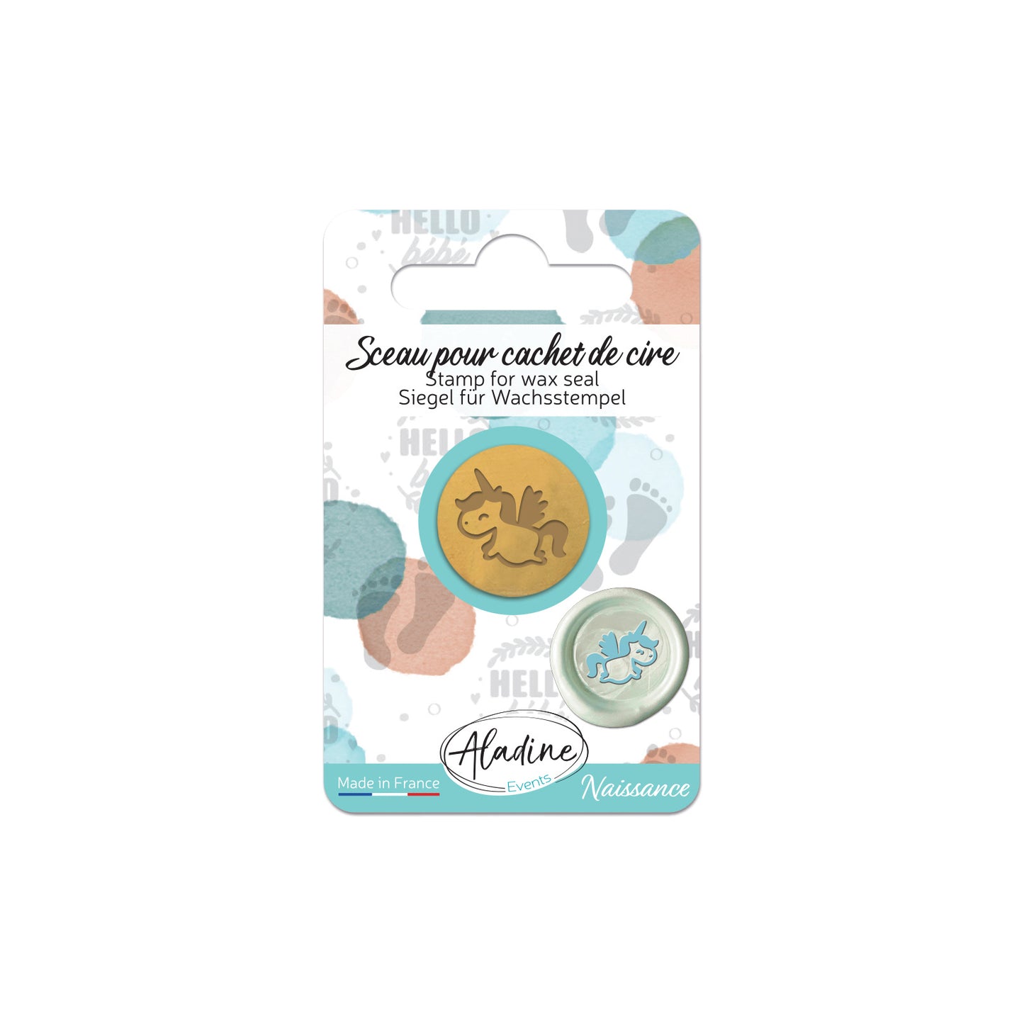 Aladine Sealing Wax Stamp Unicorn