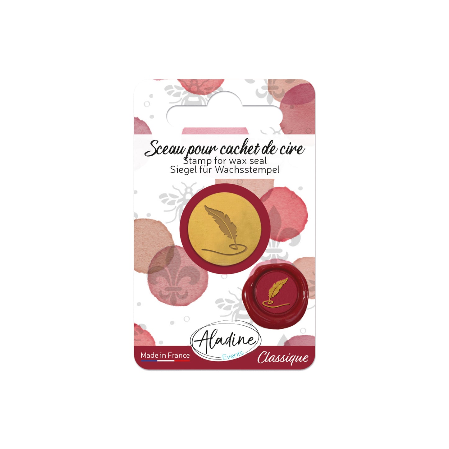 Aladine Siegellackstempel Feder