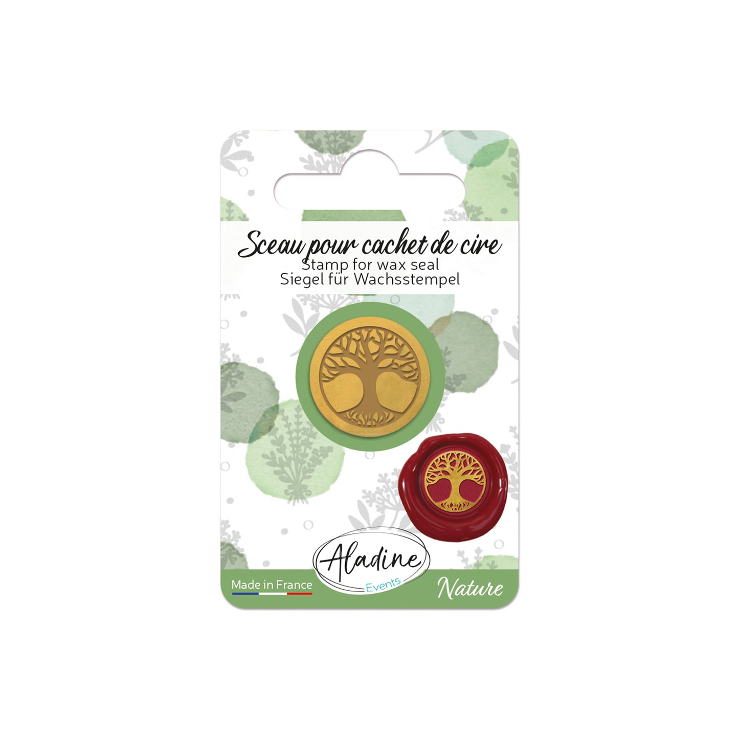 Aladine Zegel Wax Stempel Levensboom