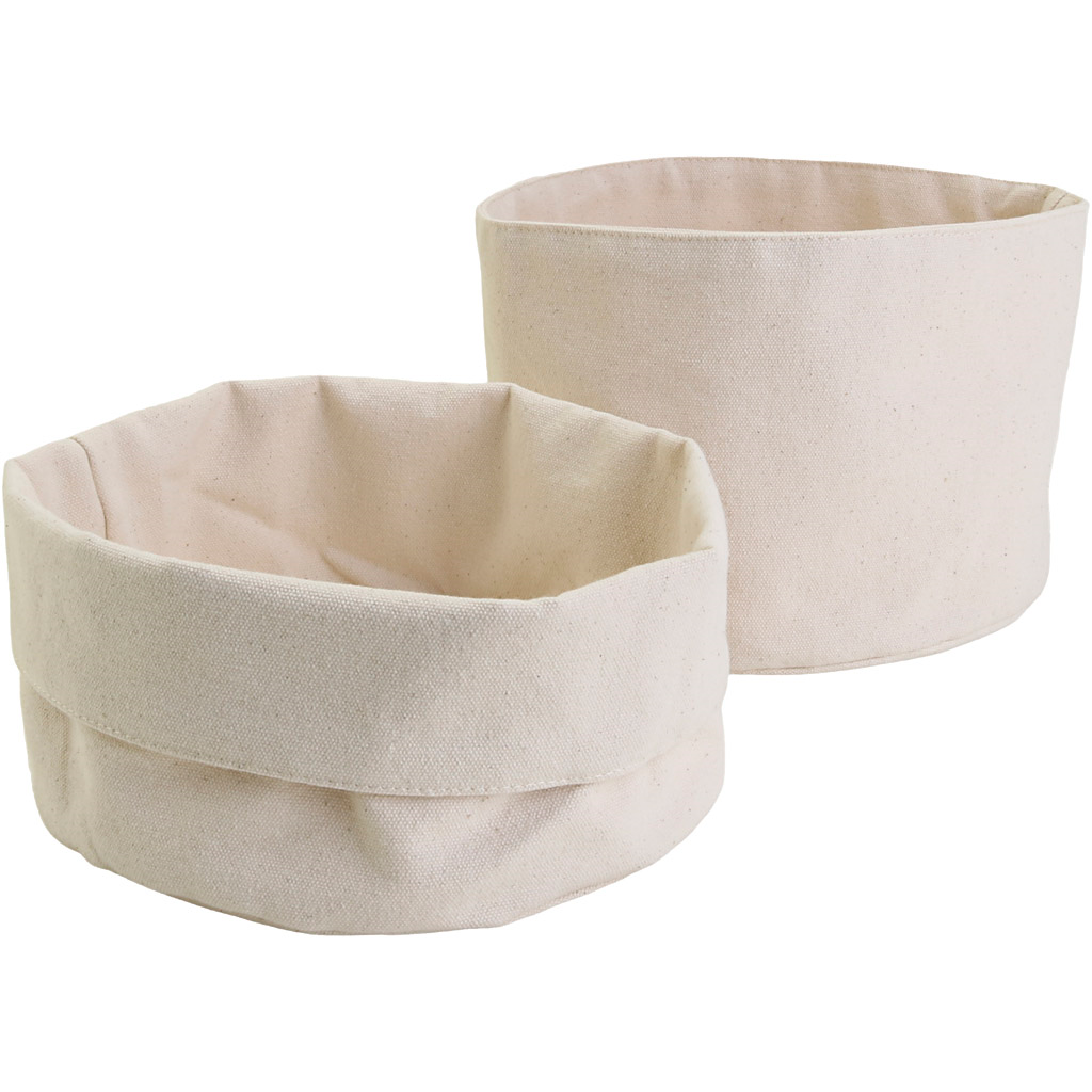 CC Katoenen Mand 20 cm 10 stuks