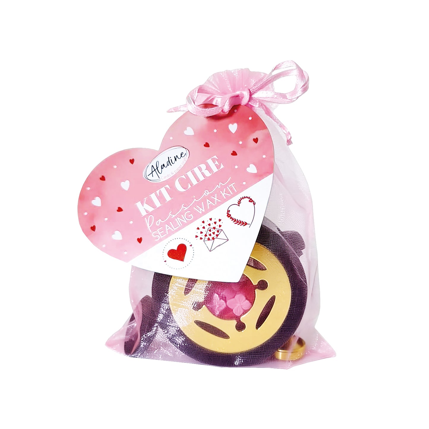 Aladine Wax Set Organza Cadeauzakje Passie