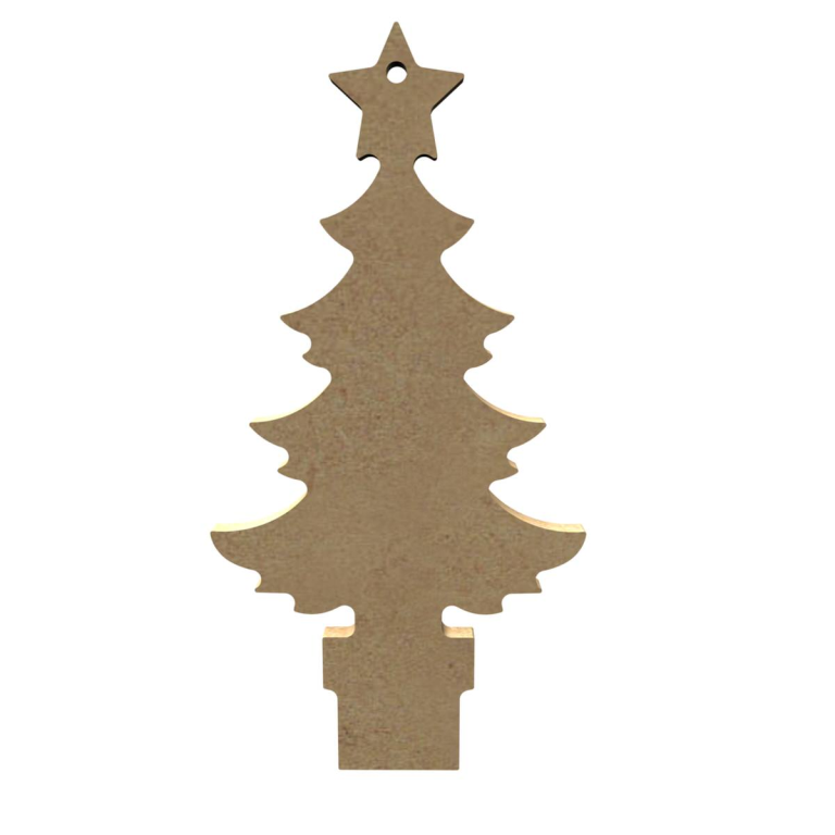 Gomille MDF-Figur Tannenbaum 10 cm