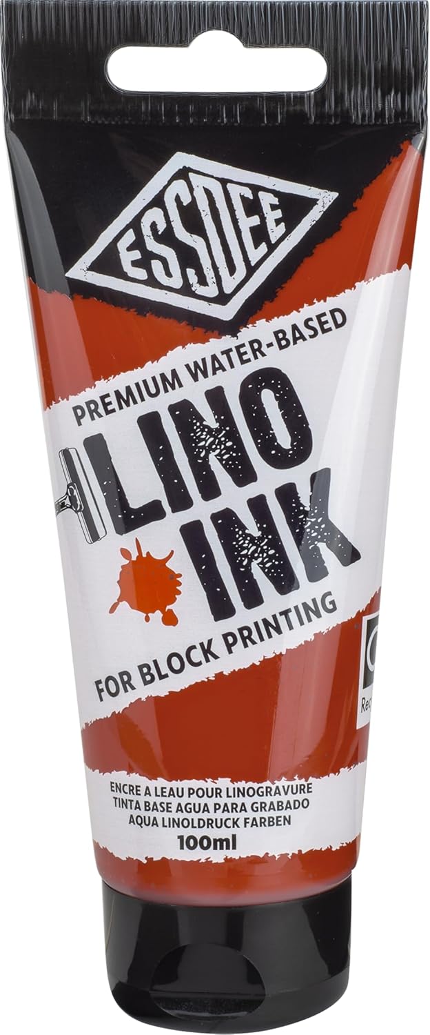 Essdee Linodruckfarbe – Siena gebrannt 100 ml