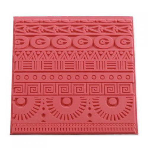 Cernit Texture Mat Geometrics 9x9cm - Polymeerklei Boetseerklei