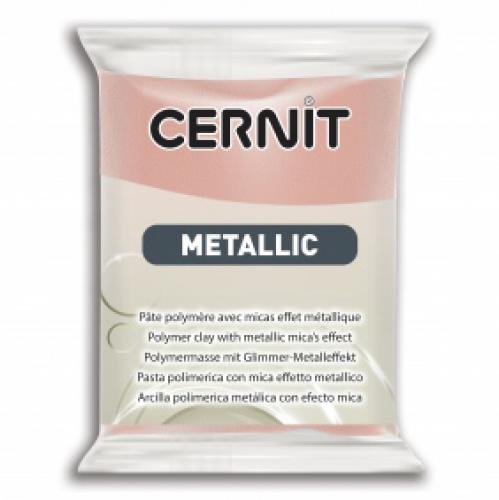 Cernit Klei Metallic Roze Goud 56gr - Polymeerklei | Boetseerklei