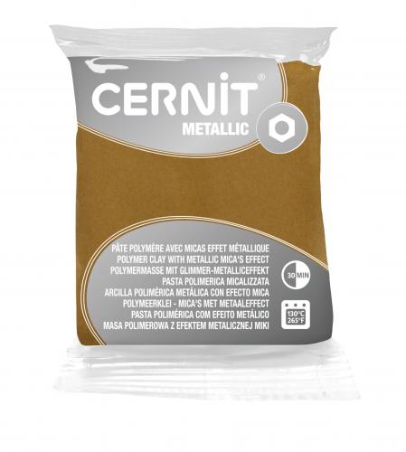 Cernit Metallic Rich Goud 56gr - Polymeerklei / Boetseerklei