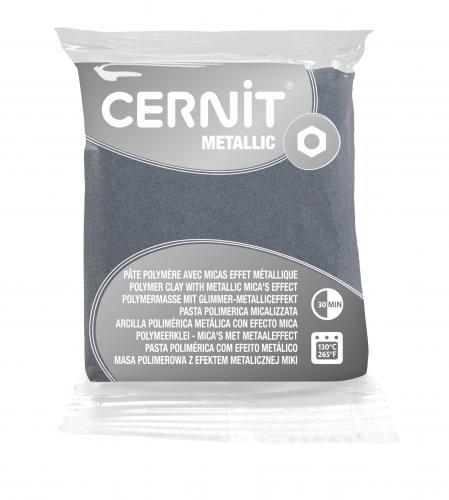 Cernit Metallic Klei Zilver 56gr - Polymeerklei & Boetseerklei