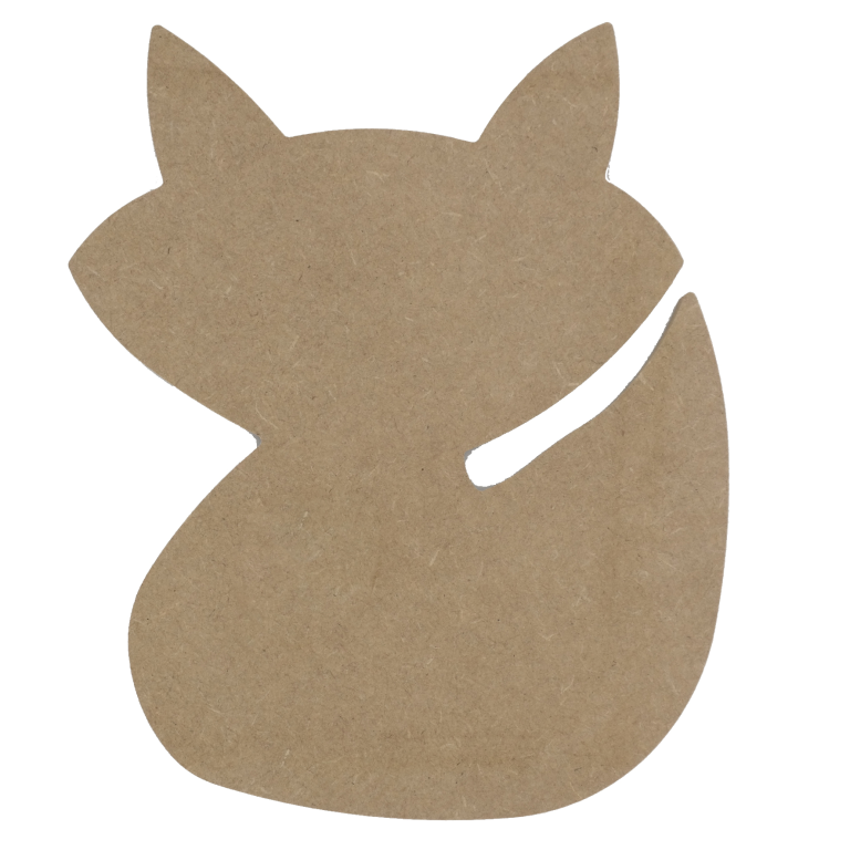 MDF Figuur Vos 26 cm