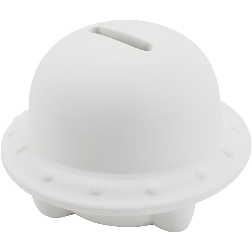 CC Terrakotta Spardose UFO 9x9x8 cm 6 Stück