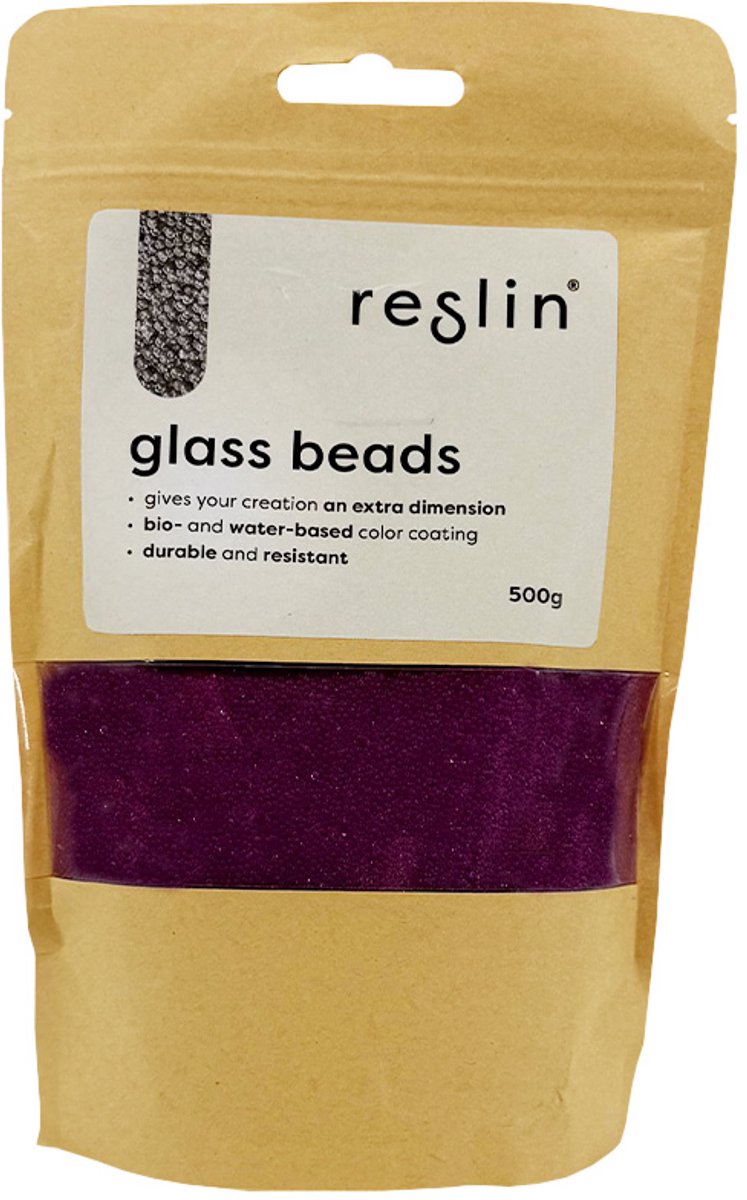 Reslin Glass Beads 500 gr Lavender Purple