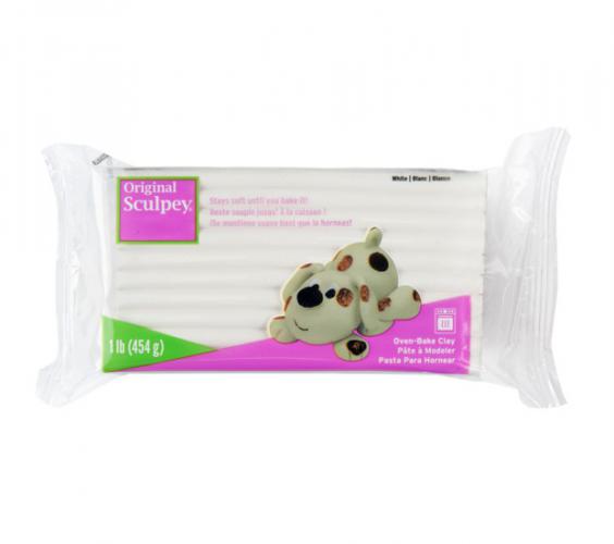 Sculpey Premo Wit 454g - Professionele Polymeerklei & Boetseerklei