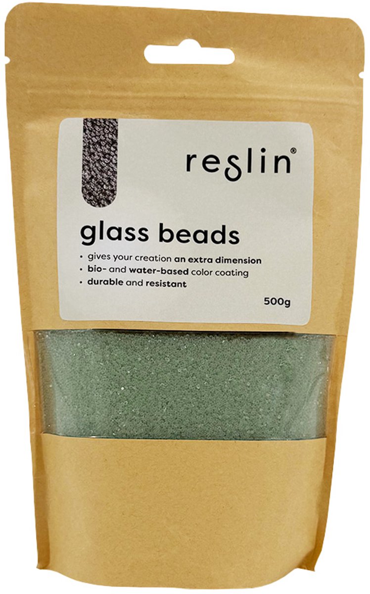 Reslin Glasperlen 500 g Hellgrün