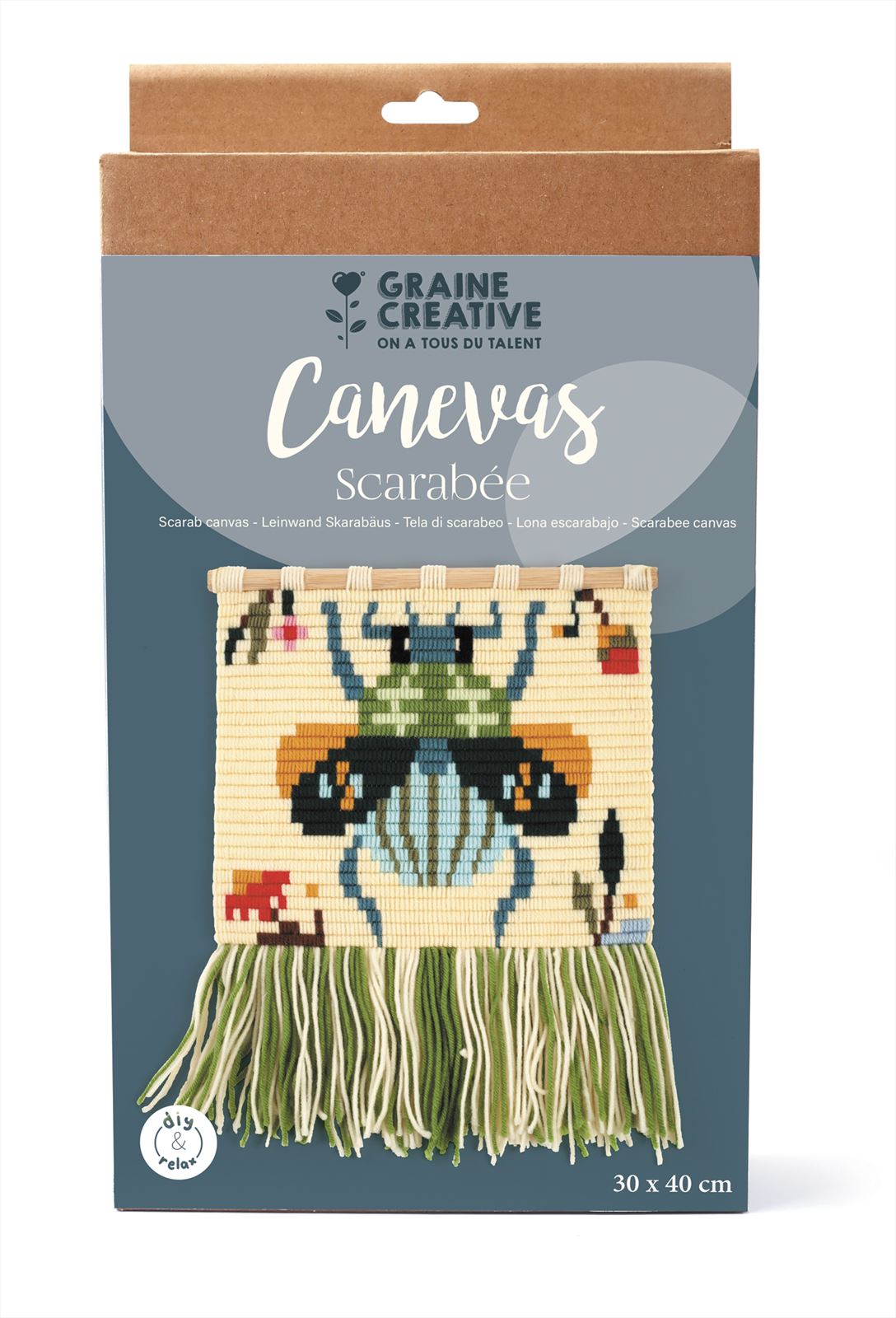 GC Cross Stitch Kit Beetle Wall Decoration