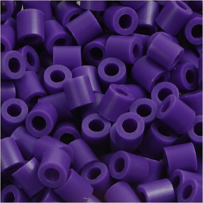Nabbi Iron-on Beads Purple 6000 pieces