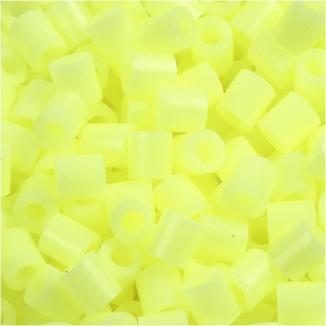 Nabbi Strijkkralen Pastel Geel 6000 stuks