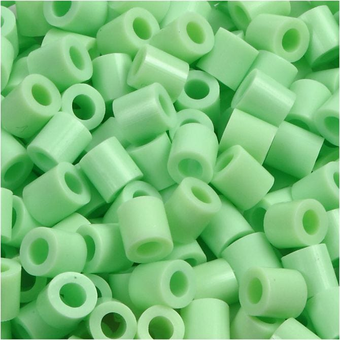 Nabbi Strijkkralen Pastel Groen 6000 stuks