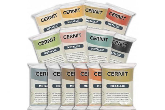 Cernit Metallic Klei Serie 14 Stuks - Polymeerklei / Boetseerklei