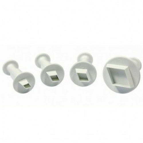 Gereedschap Plunger Diamond Set (4 Stuks) - Voor Boetseerklei & Polymeerklei