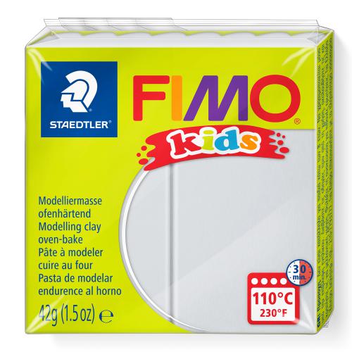 Fimo Kids Klei Grijs nr. 80 - Polymeerklei & Boetseerklei
