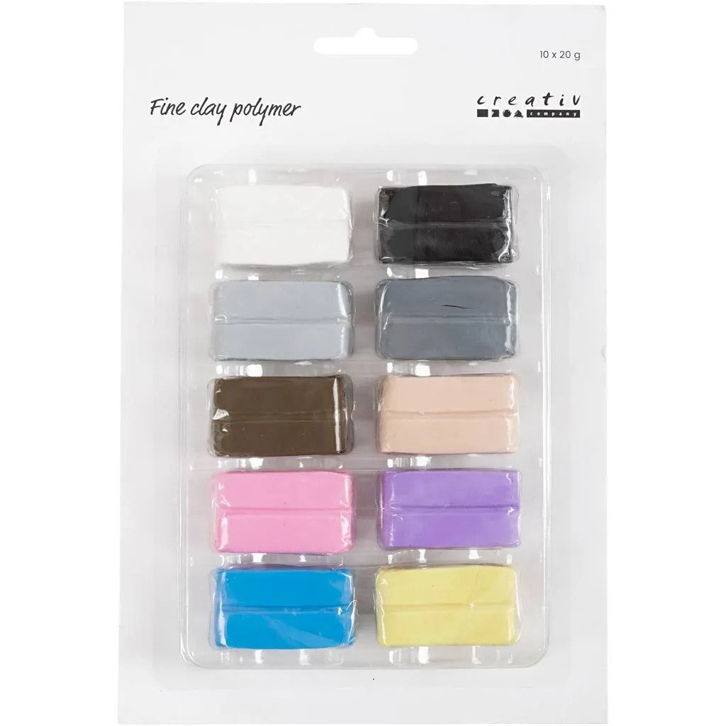CC Fijne Polymeerklei pastel  10x20 gr