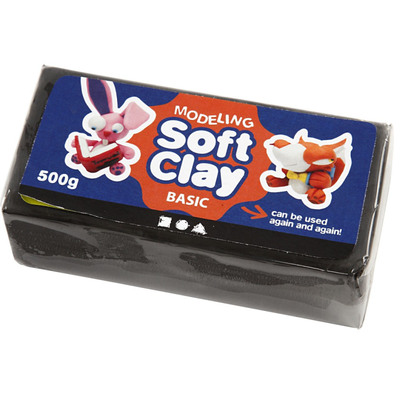 CC Soft Clay 500 gr Zwart