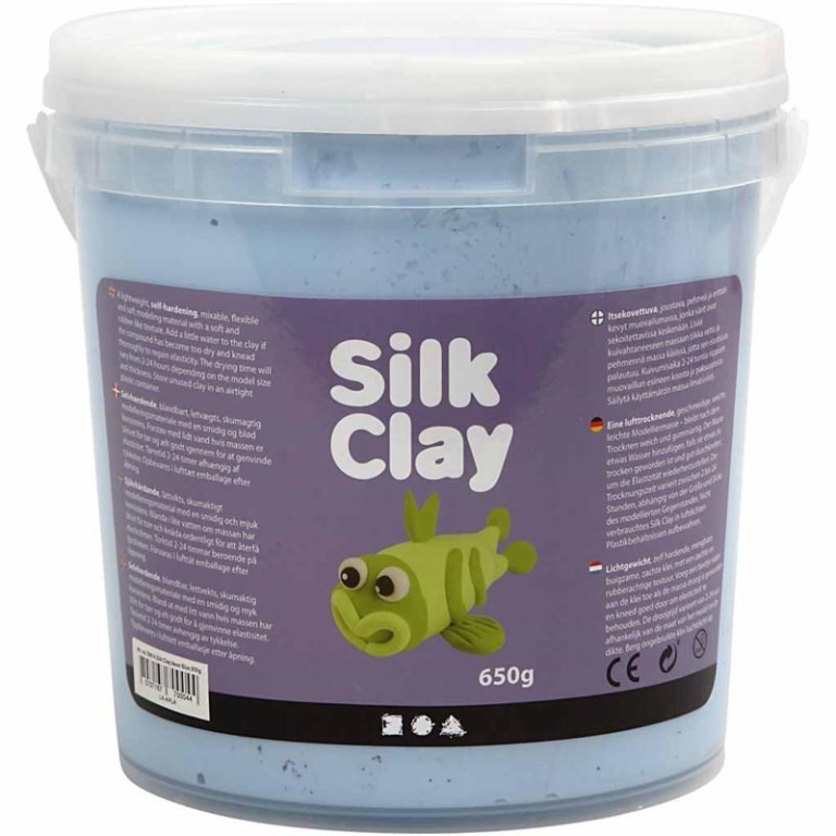 Silk Clay® 650 gr neon Blauw