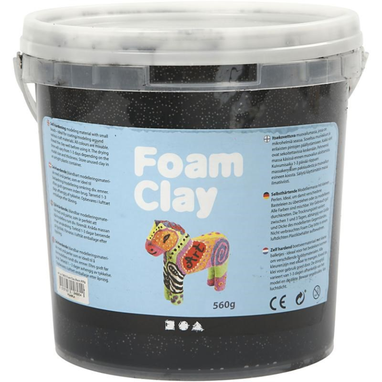 Foam Clay® Schwarz 560g