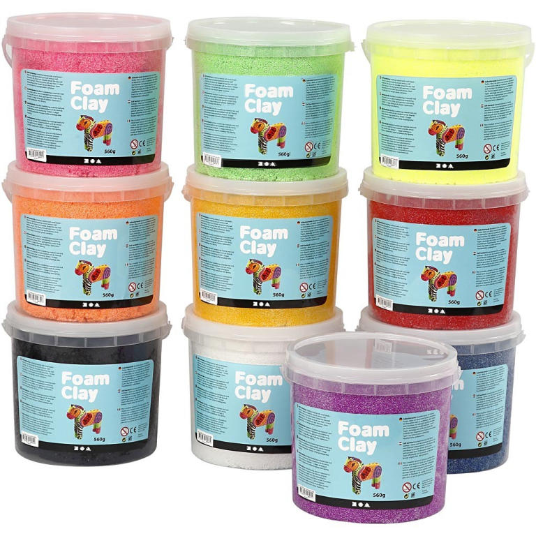 Foam Clay® Bucket Set 10x560g